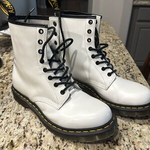 Dr. Marten boots white